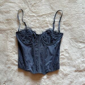 Urban Outfitters midnight blue Lace Camisole